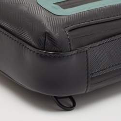 Montblanc x Zidane Black Coated Fabric Extreme 3.0  Pattern Sling Bag