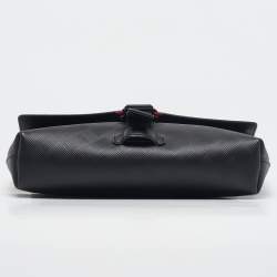 Montblanc Black Leather Extreme 3.0 4810 M Lock Buckle Envelope Crossbody Bag