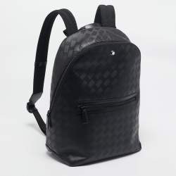 Pre Owned Montblanc Black Textured Leather Extreme 3.0 Backpack