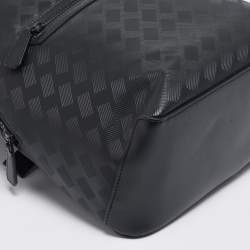 Pre Owned Montblanc Black Textured Leather Extreme 3.0 Backpack