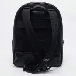 Pre Owned Montblanc Black Textured Leather Extreme 3.0 Backpack