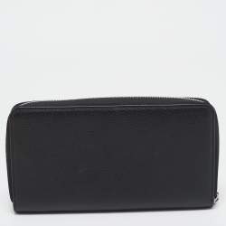 Montblanc Black Leather Meisterstuck Zip Around Wallet