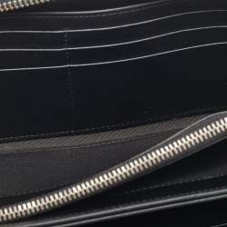 Montblanc Black Leather Meisterstuck Zip Around Wallet