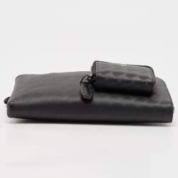 Montblanc Black Textured Leather Extreme 3.0 Zip Around Wallet