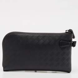 Montblanc Black Textured Leather Extreme 3.0 Zip Around Wallet