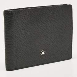 Montblanc Black Leather Meisterstuck 6CC Bifold Wallet