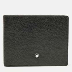 Montblanc Black Leather Meisterstuck 6CC Bifold Wallet