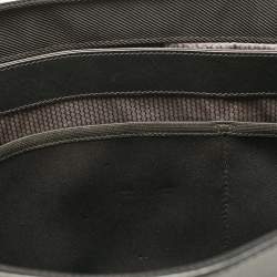 Montblanc Black Leather and Nylon Single Gusset Nightflight Briefcase
