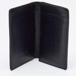Montblanc Black Leather Meisterstuck Bifold Card Holder