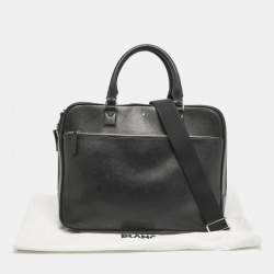Montblanc Black Leather Sartorial Document Briefcase