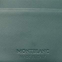 Montblanc Green Textured Leather Extreme 3.0 Card Holder