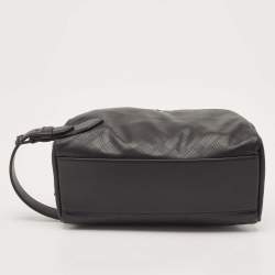 Montblanc x Zidane Black/Green Leather and Rubber Extreme 3.0 Pattern Pouch