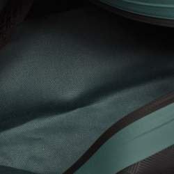 Montblanc x Zidane Black/Green Leather and Rubber Extreme 3.0 Pattern Pouch