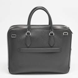 مملوكة مسبقًا Montblanc Black Leather Large Sartorial Document Briefcase