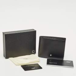 Montblanc Black Leather Meisterstuck 12CC Bifold Wallet