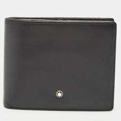 Montblanc Black Leather Meisterstuck 12CC Bifold Wallet