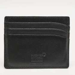 Montblanc Black Leather Meisterstuck 6CC Card Holder