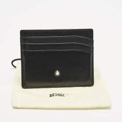Montblanc Black Leather Meisterstuck 6CC Card Holder