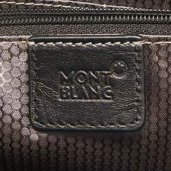 Montblanc Black Leather and Nylon Nightflight Travel Companion Wallet