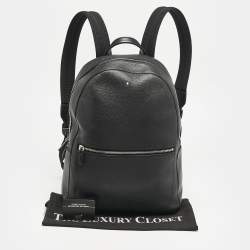 Montblanc Black Leather Meisterstuck Backpack