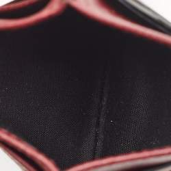 Montblanc Burgundy Leather Meisterstuck Card Holder