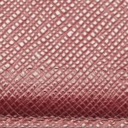 Montblanc Burgundy Leather Meisterstuck Card Holder