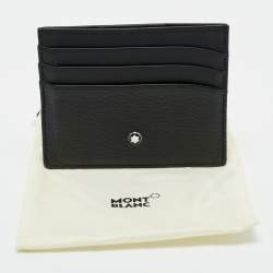 Montblanc Black Leather Meisterstuck Card Holder