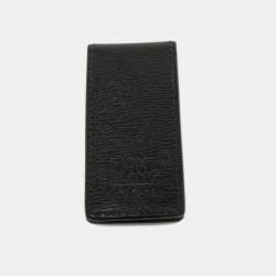 Pre Owned Montblanc Black Leather Westside Money Clip