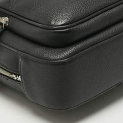 Pre Owned Montblanc Black Leather Sactorial Briefcase Bag