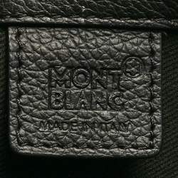 Pre Owned Montblanc Black Leather Sactorial Briefcase Bag
