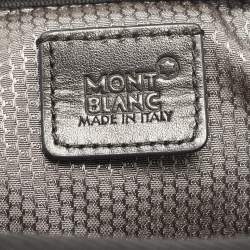 Pre Owned Montblanc Black Nylon and Leather Nightflight Document Briefcase