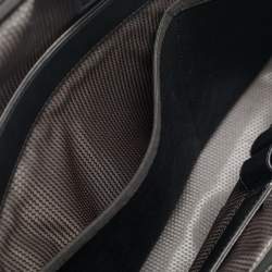 Pre Owned Montblanc Black Nylon and Leather Nightflight Document Briefcase