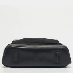 Pre Owned Montblanc Black Nylon and Leather Nightflight Document Briefcase