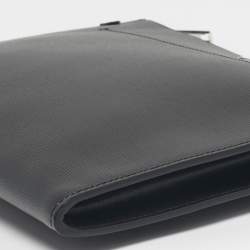 Pre Owned Montblanc Black Leather Meisterstuck Document Holder Pouch
