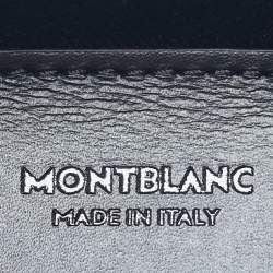 Pre Owned Montblanc Black Leather Meisterstuck Document Holder Pouch