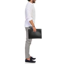 Pre Owned Montblanc Black Leather Meisterstuck Document Holder Pouch