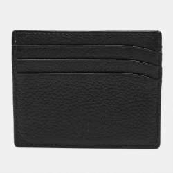 Pre Owned Montblanc Black Leather Meisterstuck Card Holder