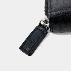 Pre Owned Montblanc Black Leather Montblanc clutch