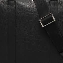 Pre Owned Montblanc Black Meisterstuck Soft Grain Leather Sartorial Document Briefcase