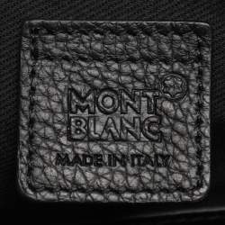 Pre Owned Montblanc Black Meisterstuck Soft Grain Leather Sartorial Document Briefcase