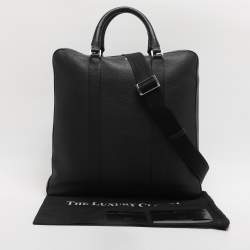 Pre Owned Montblanc Black Meisterstuck Soft Grain Leather Sartorial Document Briefcase