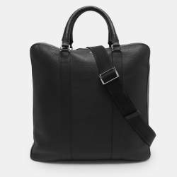 Pre Owned Montblanc Black Meisterstuck Soft Grain Leather Sartorial Document Briefcase