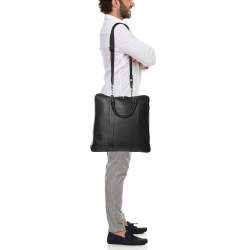 Pre Owned Montblanc Black Meisterstuck Soft Grain Leather Sartorial Document Briefcase