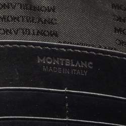 Pre Owned Montblanc Red Leather Meisterstuck Wristlet Pouch