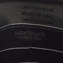 Pre Owned Montblanc Sactorial Red Leather Zip Pouch