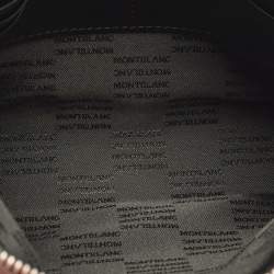 Pre Owned Montblanc Sactorial Red Leather Zip Pouch