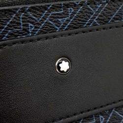 مملوكة مسبقًا Montblanc Black Canvas clutch