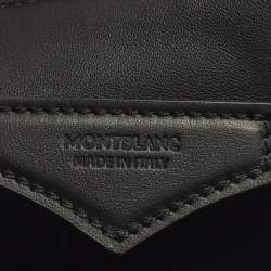 Pre Owned Montblanc Meisterstuck Black Soft Leather Pouch