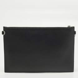 Pre Owned Montblanc Meisterstuck Black Soft Leather Pouch