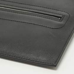 Pre Owned Montblanc Meisterstuck Black Soft Leather Pouch